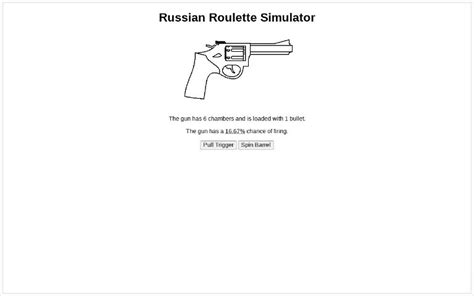 russian roulette generator.